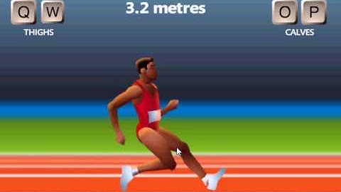 qwop, the impossible game.