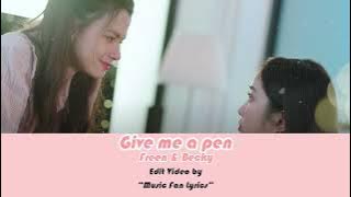 Freen & Becky - Give me a pen (เอาปากกามาวง) Cover