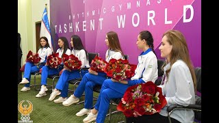 Пресс конференция со сборной Узбекистана по художественной гимнастике @FGUzb 20 04 21
