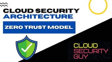 Cloud Security Architecture - Zero Trust Model