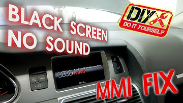 Audi Q7 A6 Q5  Black Screen !No Sound!
