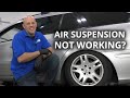 Sagging car truck or suv how to diagnose air suspension