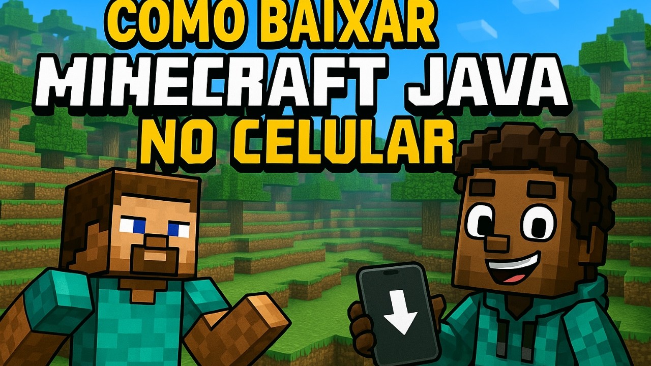 Como Baixar MINECRAFT JAVA no CELULAR 2025! Mojolauncher (Novo ...