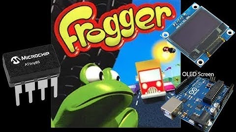 Frogger | Game on ATtiny85 Running simple Arduino programs