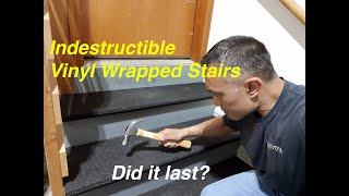 How Tough Is Vvivid Indestructible Vinyl Wrap?| Indestructible Stairs 6 Month Follow Up