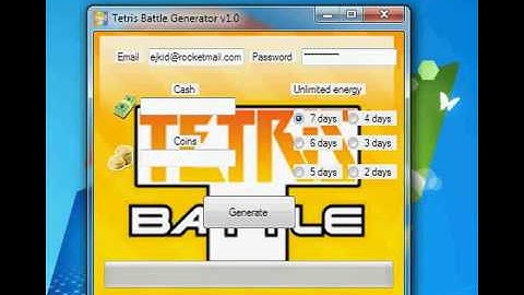 Tetris Battle Coins,Cash and Energy Hack 2012