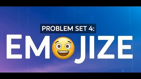 Emojize Python CS50 Project 🐍