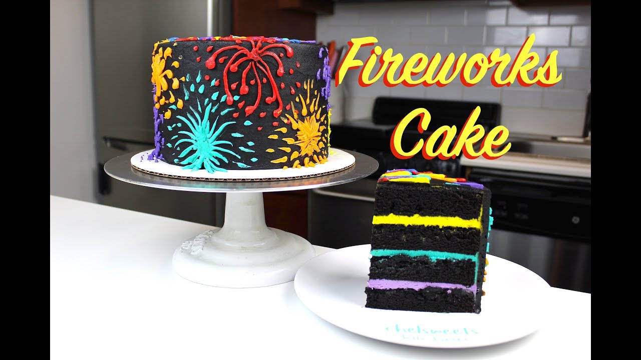 How To Make A Fireworks Cake Chelsweets - pinterest roblox cake design