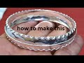 Silver bangle making|| how to make a bangle @arshadjewelleryworkshop4473