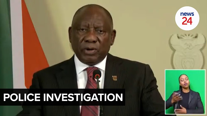 WATCH | Ramaphosa announces commission of inquiry into SAPS bombshells