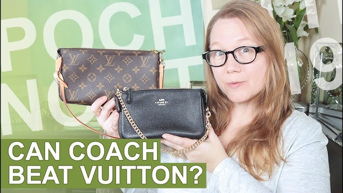 Coach Top Handle Pouch vs LV Pochette Accessoires, Reveal, Comparison