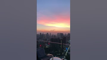 Octave Bangkok Rooftop - AMAZING sunset