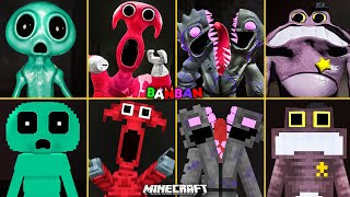 Garten of Banban 7 ALL JUMPSCARES vs MINECRAFT