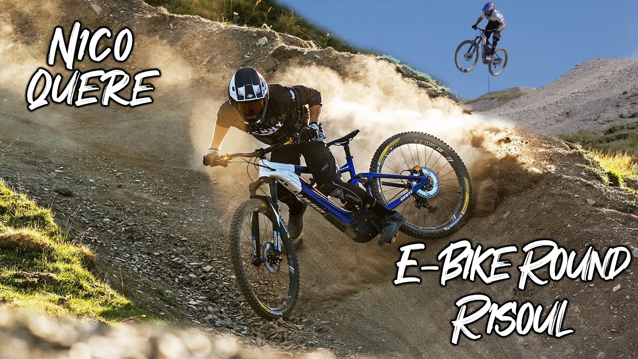 Alpine E-Bike Shredding with E-bike World Champ Nico Quéré