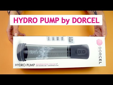 DORCEL: Hydro Pump автоматическая вакуумная гидро помпа для члена 2-в-1, работает с воздухом и водой