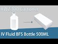 Intravenous fluid injection BFS bottle 500ML Carton Packing Machine 120 boxes/min with auto feeder