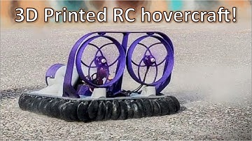 Fully 3D printed hovercraft - build guide