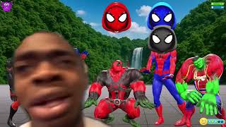 Gta 5 - Spider Man, Iron Man, Hulk