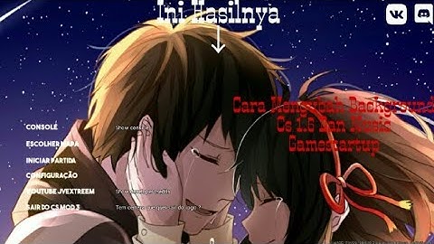 CARA MENGUBAH BACKGROUND CS 1.6 DAN MUSIC GAMESTARTUP ||Tutorial#1