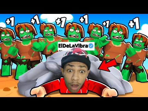 ¡SOBREVIVÍ A UNA INVASIÓN DE ZOMBIES EN ROBLOX! 😱 (+1000 Zombies)