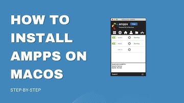 Install PHP, Apache, MySQL via AMPPS on macOS
