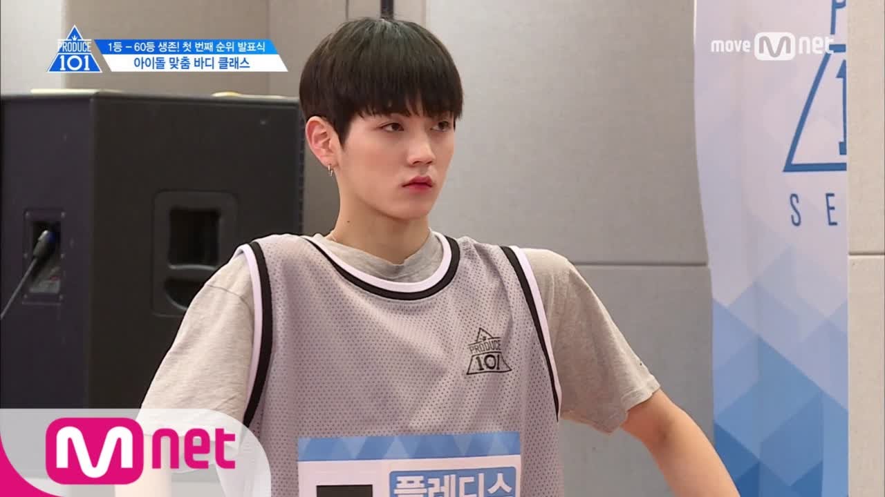 PRODUCE 101 season2 [단독/5회] ′이 구역 어깨깡패 나야나′ㅣ101 체력장 170505 EP.5