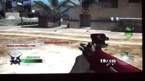 Call of Duty Black Ops Wii Gameplay - Capture the Flag - Firing Range