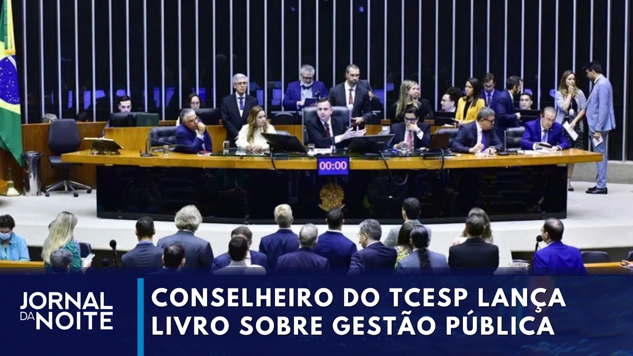 Dimas Ramalho lança livro sobre gestão pública e democracia em SP | Jornal da Noite