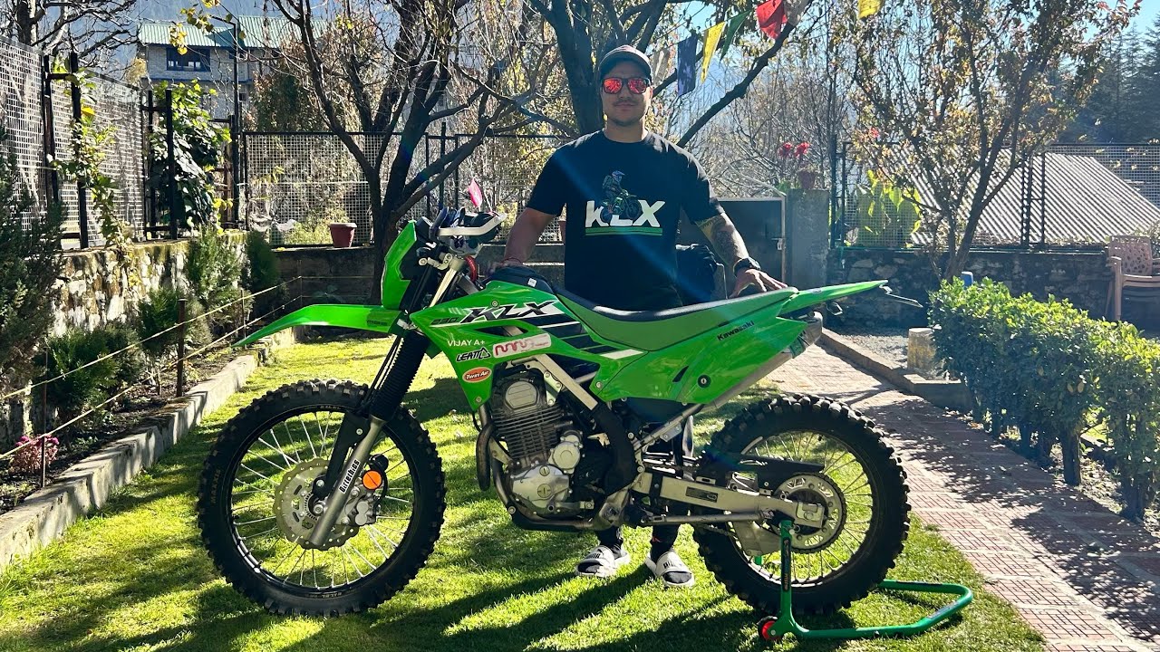 Finally got my Frame cover for my KLX230. Fully loaded KLX230 👍. 