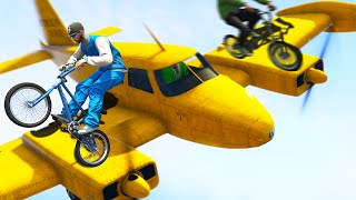 EXTREME PLANES vs. BMX! (GTA 5 Funny Moments)