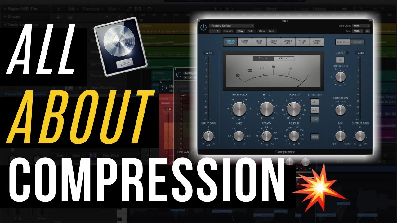 How to Use Compression Logic Pro X Compressor Tutorial YouTube