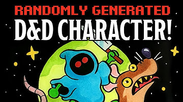 Drawing A Randomly Generated D&D Character!