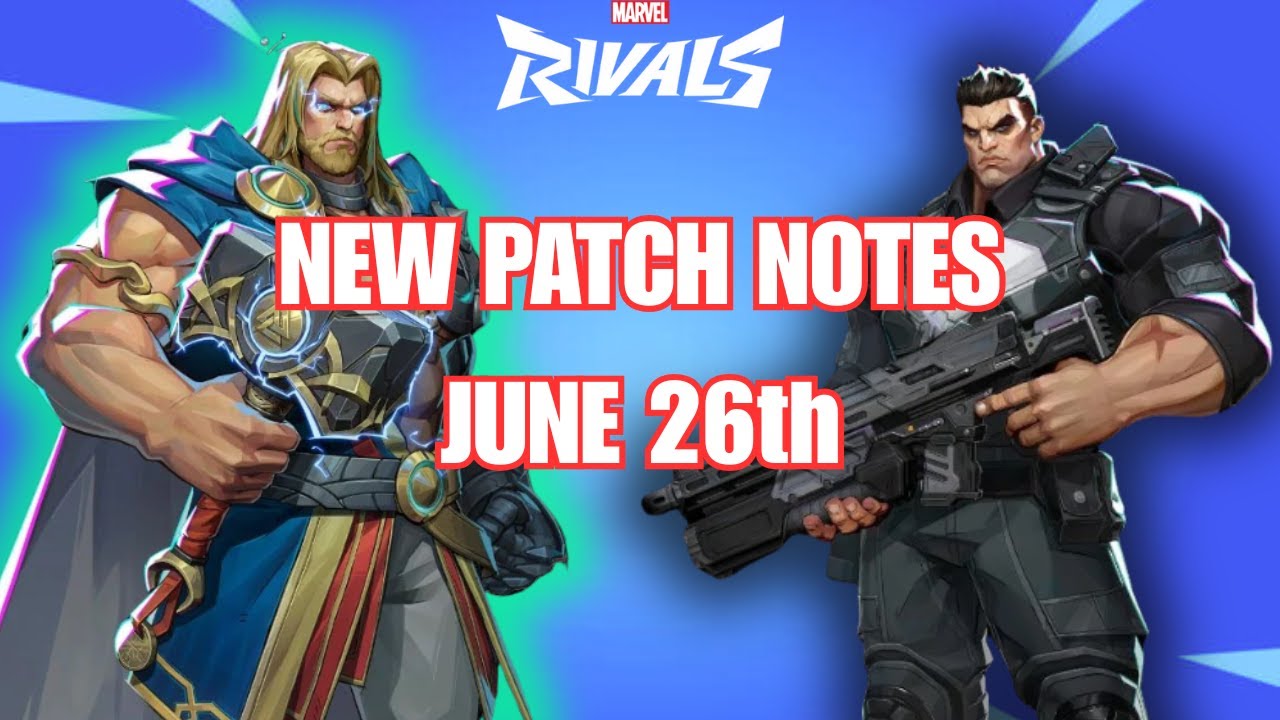 New Marvel Rivals Patch Notes! | June 26th Season 2.5 - YouTube