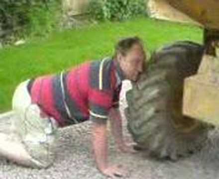 The lion feasts on eddie eagles vehicle by Neil Mo...