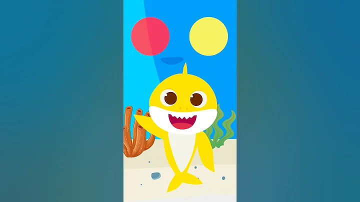 🔵🟡🔴Baby Shark Color Mixing Fun #shorts  #kidslearning