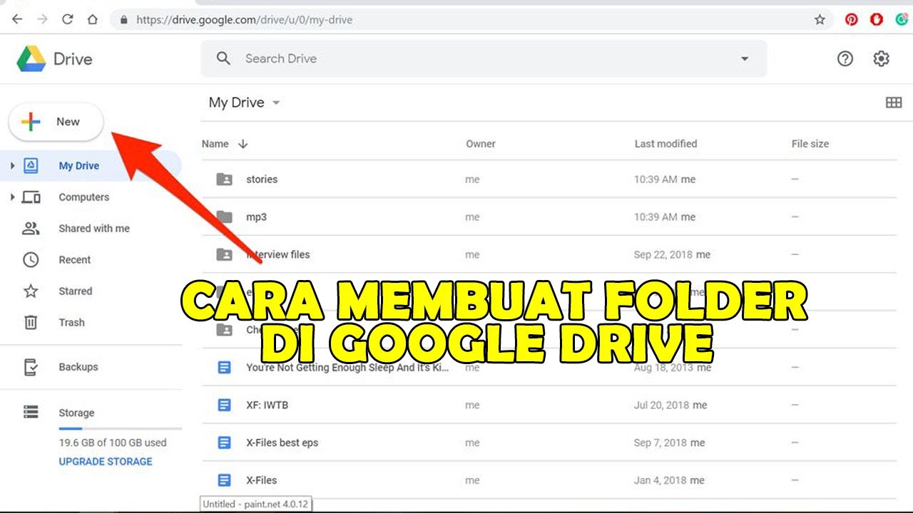 Cara Membuat Folder di Google Drive dengan Mudah YouTube