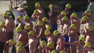 Thousands take part in La Jolla Cove Swim | NBC 7 San Diego