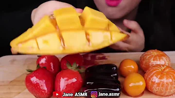 LESA ASMR vs JANE ASMR MUKBANG enjoy saund battle