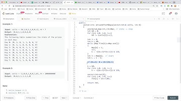 【每日一题】957. Prison Cells After N Days, 7/3/2020