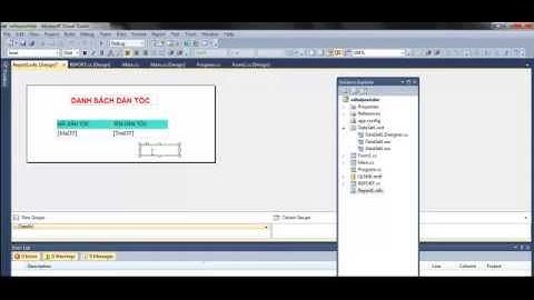 Tạo report đơn giản trong c# - create report