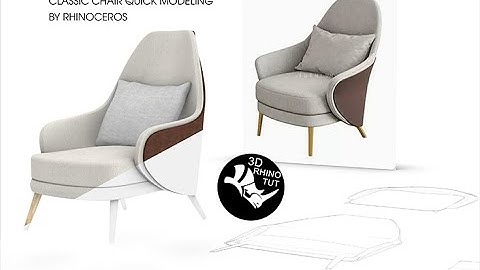 SOFA CHAIR MODELING IN RHNOCEROS 7_ DỰNG GHẾ SOFA BẰNG PHẦN MỀM RHINOCEROS 7