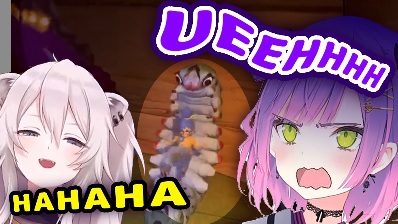 Botan Laughing While Towa Freaks Out From Seeing Bugs 【ENG Sub/Hololive】