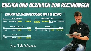 Rechnung mit Skonto buchen und bezahlen! Einfach erklärt mit Beispiel und Anschaffungskosten.