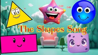 Shapes Rhymes The Shapes Song For Toddlers Triangle Rectangle Song Learn Shapes Name Math Rhymes