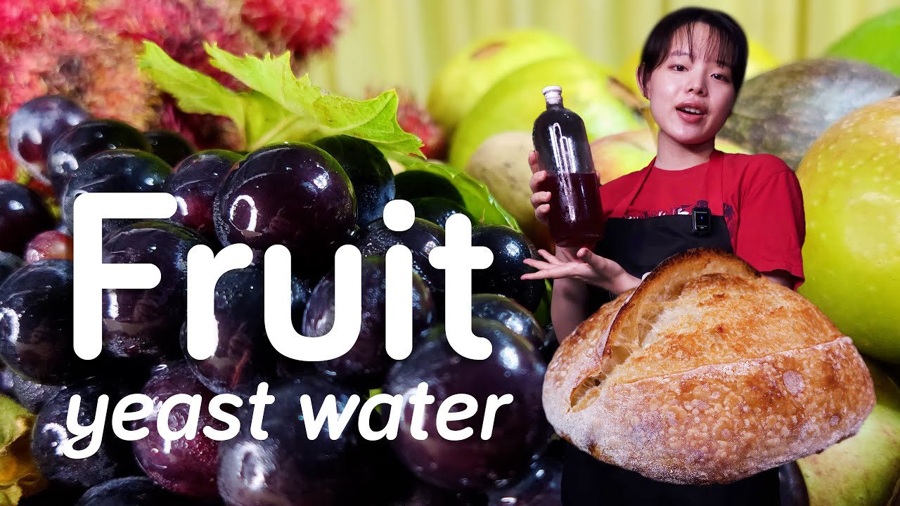 Fizzy Fruit Yeast Water for Bread