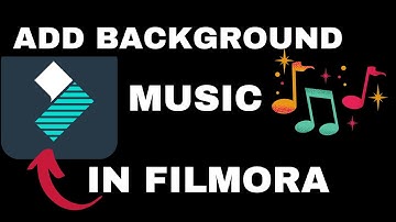 How to Add Background Music on Videos II filmora tutorial