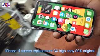 low price iPhone11 screen replacement 90% original  GX display #ascgadgets #repair #iphone11 #iphone