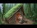 Real Life Underground Living Building a Hidden House 201Days | Bushcaft Skills