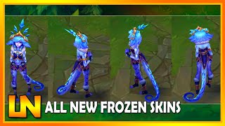 New Frozen Skins - Master Yi , Mundo, Soraka, Neeko, Twitch - League Of Legends 2018
