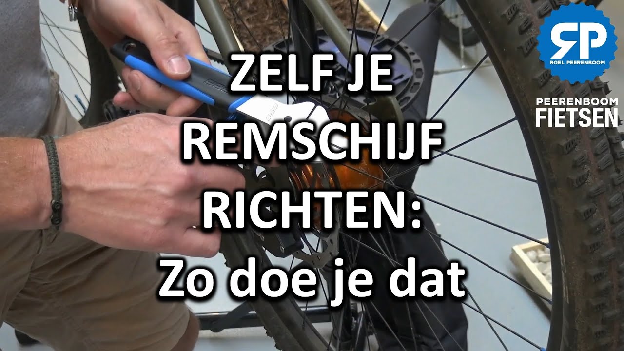 ZELF JE REMSCHIJF RICHTEN: Zo doe je dat - YouTube